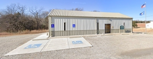 The outside of the Parkerfield Community Center